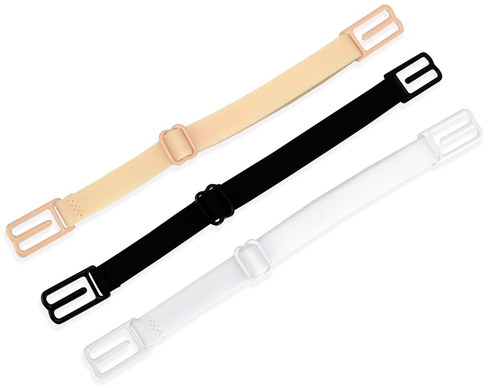 thumbnail image 2 of 24 Pack H-Shaped Bra Clip Back Strap Converters – Racerback In Black, Beige, Clear 2 of 6