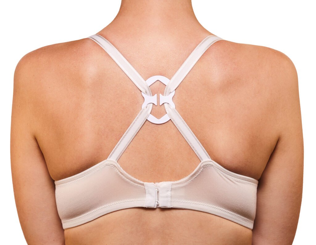 24pcs H-Shaped Racerback Bra Clip Conceal Strap Lift Control Black